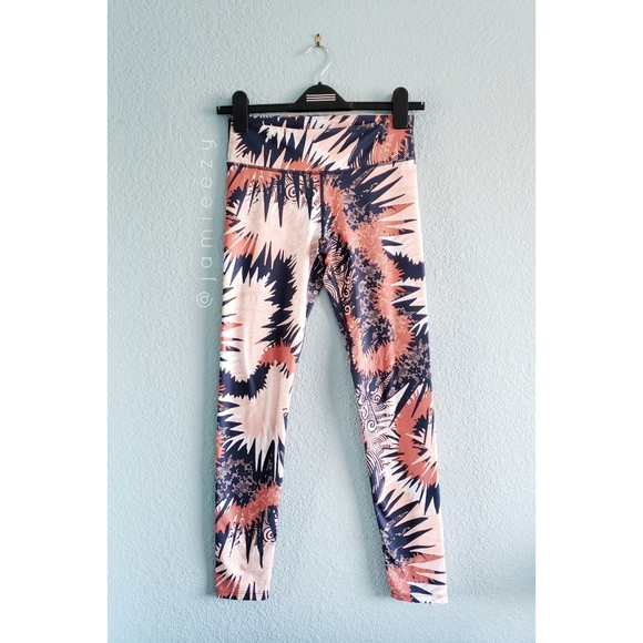 JoyLab Pants - JoyLab | Mid-Rise Batik Printed Athletic Leggings